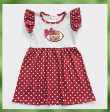 Load image into Gallery viewer, Crimson Football Dress
