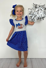 Load image into Gallery viewer, Blue Football Dress
