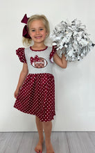 Load image into Gallery viewer, Crimson Football Dress
