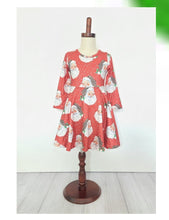 Load image into Gallery viewer, Leopard Santa Dress
